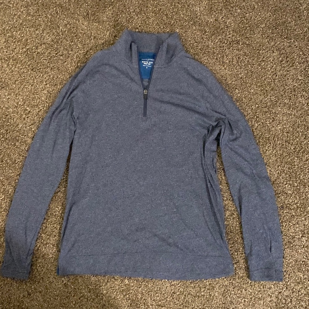 Banana Republic Quick Dry Half Zip Small